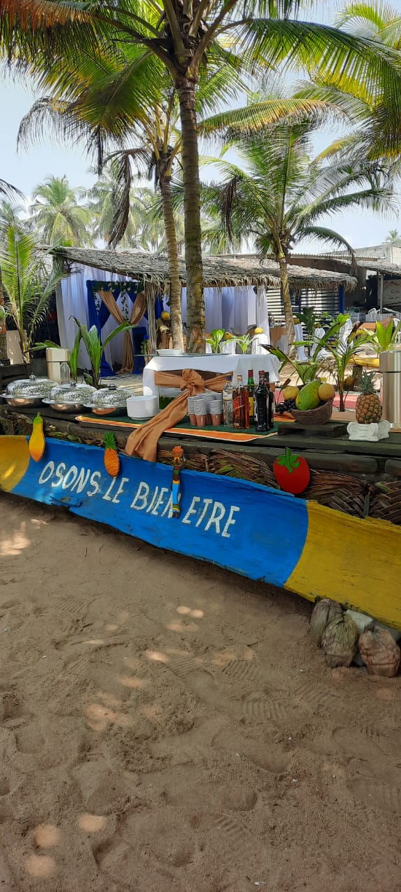 Buffet plein air
